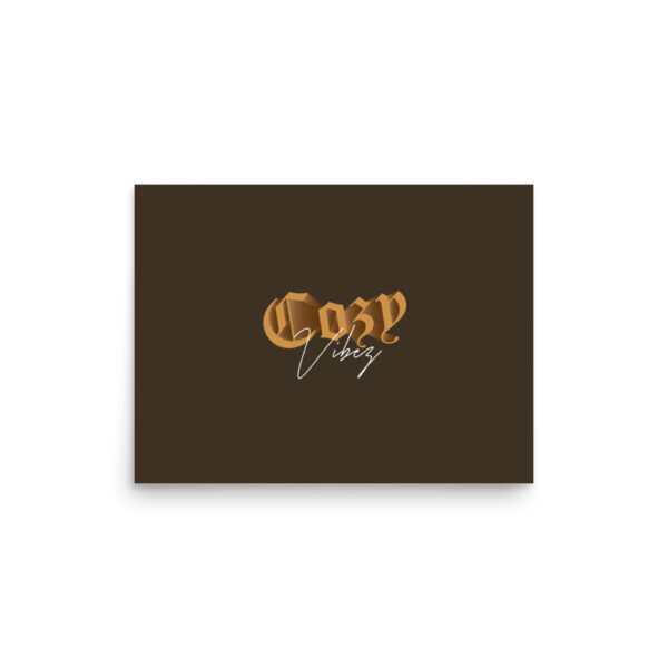 Cozy Vibez Poster – Bild 4