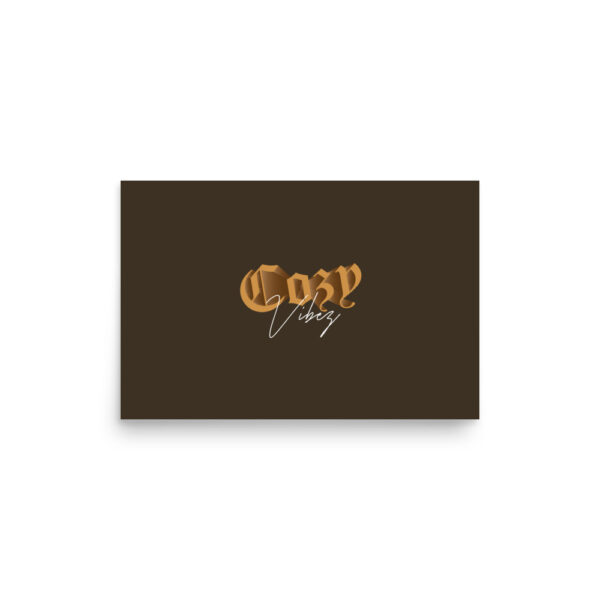 Cozy Vibez Poster – Bild 5